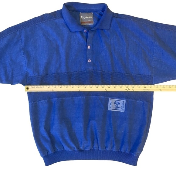 VINTAGE 80’s 90’s Xceptions Large Men’s Blue - Picture 4 of 6